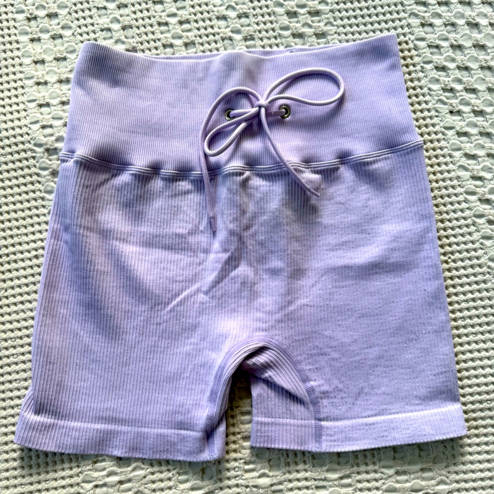 Lavender biker shorts
